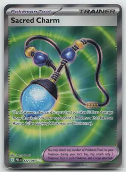 Pokemon - Sacred Charm 122/094 Ultra Rare Holo - ME02: Phantasmal Flames - NM - Image 1