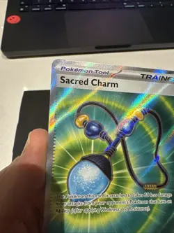 Pokemon TCG Sacred Charm Trainer 122/094 Full Art Phantasmal Flames Near Mint - Image 2
