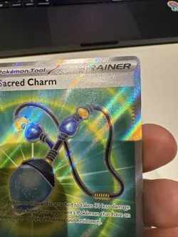 Pokemon TCG Sacred Charm Trainer 122/094 Full Art Phantasmal Flames Near Mint - Image 3