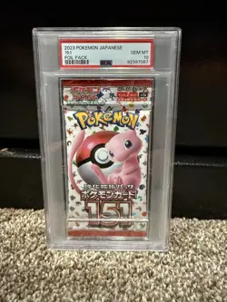 Pokemon 151 Foil Booster Pack Mew PSA 10 Japanese & English 2023 - Image 1