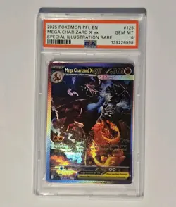 Pokemon Charizard X ex 125/094 Full PSA 10 GEM MINT – Eng ULTRA RARE - Image 1