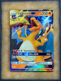 Pokemon Charizard GX 9/68 Hidden Fates Ultra Rare Holo NM - Image 1
