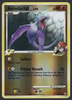 Pokemon Aerodactyl 55/111 Reverse Holo Rising Rivals - Image 1