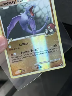 Pokemon Aerodactyl 55/111 Reverse Holo Rising Rivals - Image 3