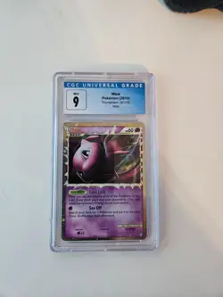 2010 POKEMON HEARTGOLD & SOULSILVER TRIUMPHANT #97 MEW-HOLO CGC [BLUE LABEL] 9 - Image 3