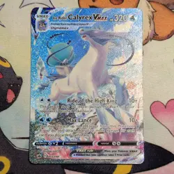 Pokemon TCG Ice Rider Calyrex VMAX Chilling Reign Alt Art 203/198 NM - Image 1