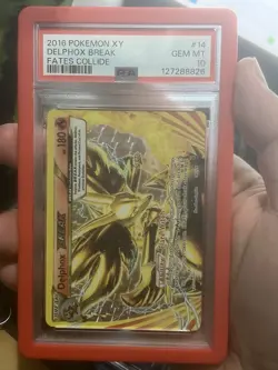Delphox BREAK 14/124 PSA 10 GEM MINT 2016 Pokemon Fates Collide LOW POP 47 - Image 1