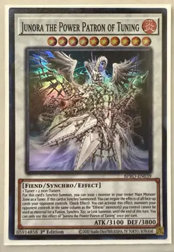 Yugioh! Junora the Power Patron of Tuning - BPRO-EN039 - Super Rare - 1st Editio - Image 1