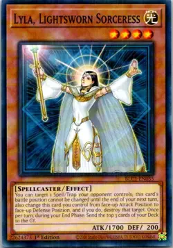 Lyla, Lightsworn Sorceress BLC1-EN055 Yu-Gi-Oh! Near Mint 1st Edition - Image 1