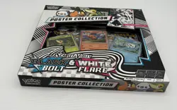 Pokemon TCG: Black Bolt & White Flare Unova Poster Collection New - Image 2