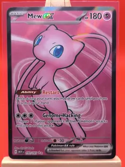Mew ex 193/165 Scarlet & Violet 151 Ultra Rare Full Art Pokemon Card New - Image 1