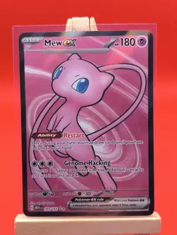Mew ex 193/165 Scarlet & Violet 151 Ultra Rare Full Art Pokemon Card New - Image 2
