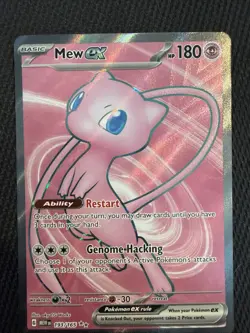 Pokemon Mew ex SV: Scarlet & Violet 151 Ultra Rare Full Art Holo 193/165 180HP - Image 1