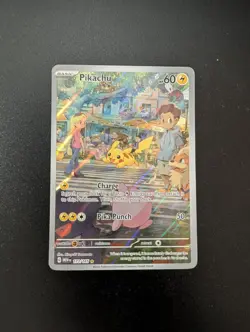 Pokemon TCG Pikachu Scarlet & Violet-151 173/165 Illustration Rare - English - Image 1