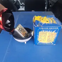 1999 Burger King Pokemon 23K Gold-Plated PIKACHU Trading Card w/ Box - Image 4