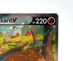 Pokemon TCG Charizard Full Art v SWSH260 Black Star Promos Holo Card NM Clean - Image 3