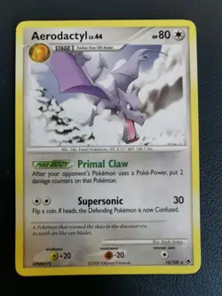 Pokemon Card Aerodactyl 15/100 D&P Majestic Dawn Non-Holo Rare - Image 1