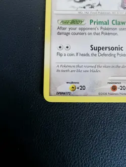 Pokemon Card Aerodactyl 15/100 D&P Majestic Dawn Non-Holo Rare - Image 4