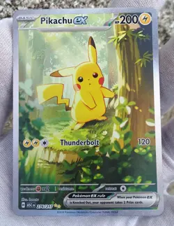 ASCENDED HEROES 276/217 PIKACHU EX SIR TREEKACHU PACK FRESH POKEMON CARD - Image 1