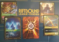 Riftbound League Of Legends TCG Spiritforged 5 x Rare Card Bundle - Image 1