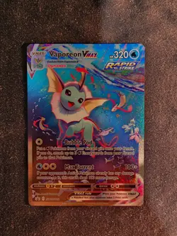 Vaporeon VMAX SWSH182 SWSH: Sword & Shield Promo Cards Holo - Image 1
