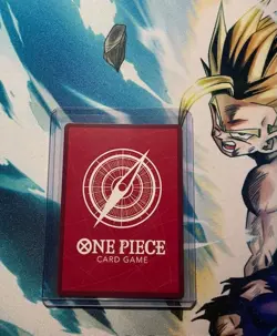 One Piece TCG Monkey D. Luffy OP05-060 Leader Card Holo NM/Mint + Toploader - Image 2