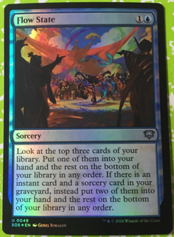 Flow State Secrets of Strixhaven FOIL NM Free Shipping - Image 1