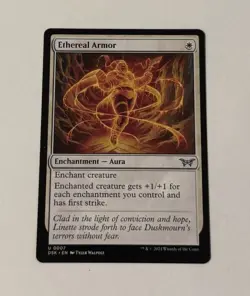 MTG ETHEREAL ARMOR - Duskmourn House of Horror LP - Image 1