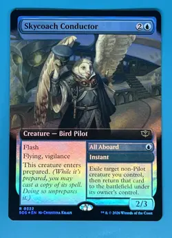 Skycoach Conductor Secrets of Strixhaven Foil - Image 1