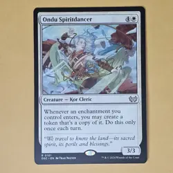 Magic MTG-Ondu Spiritdancer Commander: Duskmourn: House of Horror DSC R #101x3 - Image 3