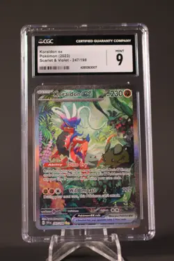 2023 POKEMON SVI EN-SCARLET & VIOLET SPECIAL ILLUSTRATION RARE KORAIDON EX CGC 9 - Image 1