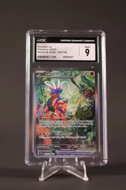 2023 POKEMON SVI EN-SCARLET & VIOLET SPECIAL ILLUSTRATION RARE KORAIDON EX CGC 9 - Image 3