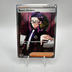 Pokemon Boss's Orders 256/217 Ascended Heroes Ultra Rare UR Trainer Holo Card - Image 1