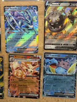 V Ex Vstar GX Lot Pokemon Nm-lp Mewtwo Tyranitar Steelix Suicune Raichu 12 - Image 2
