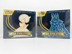 LOT OF 2 Pokemon TCG Mega Evolution Gardevoir & Lucario Elite Trainer Box ETB - Image 1