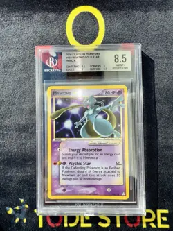 Pokemon Card Mewtwo Gold Star 103/110 Ex Holon Phantoms 2006 BGS 8.5 ENG 2006 - Image 1