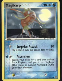 Magikarp Common FireRed & LeafGreen 67/112 Water Pokemon Card - Image 1