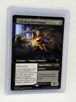 Scheming Silvertongue (Extended Art) Regular NM Secrets of Strixhaven 0329 - Image 1