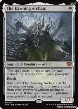 The Dawning Archaic MTG Foil Secrets of Strixhaven Mythic NM Pck Fresh - Image 1