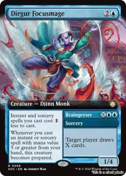Dirgur Focusmage (Extended Art) [SOC - 68] - NM TCG MTG - Image 1