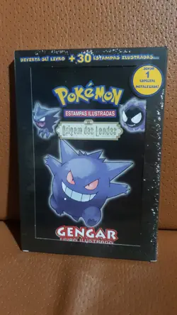 2006 POKEMON TCG GENGAR EX Legend Maker Half Theme Deck Book Portuguese SEALED - Image 1