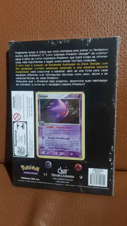 2006 POKEMON TCG GENGAR EX Legend Maker Half Theme Deck Book Portuguese SEALED - Image 2
