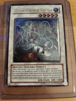Yu-Gi-Oh! Cosmic Fortress Gol'Gar (UTR) CRMS-EN044 Exaclty as Seen Unlimited - Image 1