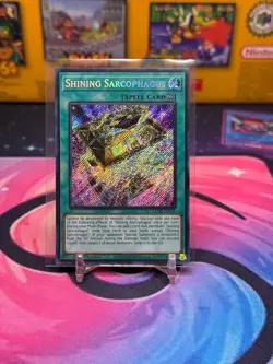 Yu-Gi-Oh! Shining Sarcophagus LEDE-EN051 Legacy of Destruction 1st Edition - Image 1