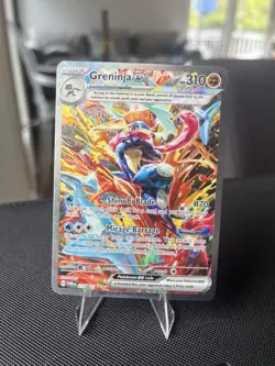 Pokemon Greninja EX TCG Scarlet & Violet Twilight Masquerade Card 214/167 - Image 1