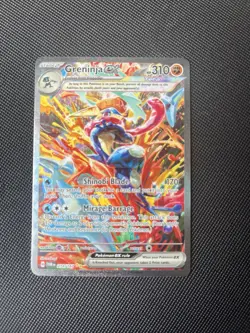 Pokemon Greninja EX TCG Scarlet & Violet Twilight Masquerade Card 214/167 - Image 4