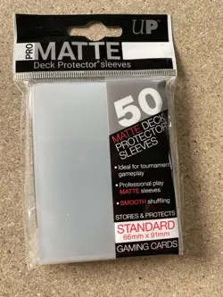 ULTRA PRO MATTE DECK PROTECTOR CARD SLEEVES, 3 x 50 SLEEVE PACKS - Image 2