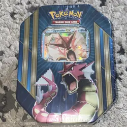 🔥Pokemon Trading Card Game Gyarados EX 2016 Champions Tin Sealed🔥 820650801020 - Image 1