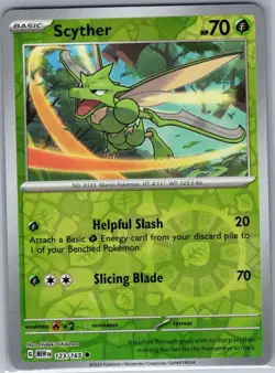 Scyther 123/165 Reverse Holo SV: Scarlet & Violet 151 - Pokemon Card - NM - Image 1