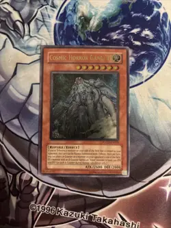 (UU) YUGIOH Cosmic Horror Gangi'el (POTD-EN029) Ultimate Rare Unlimited VLP - Image 1